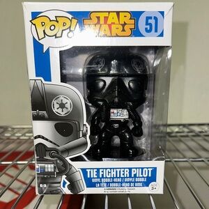 Funko Black TIE Fighter Pilot Pop! Vinyl Figure #51 - Vaulted